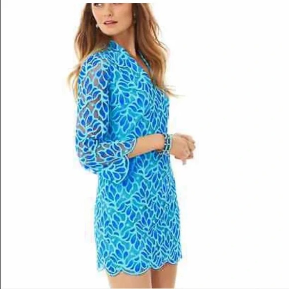 Lilly Pulitzer Davina Brewster Blue Dress - Size 6